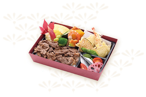 オリーブ牛弁当